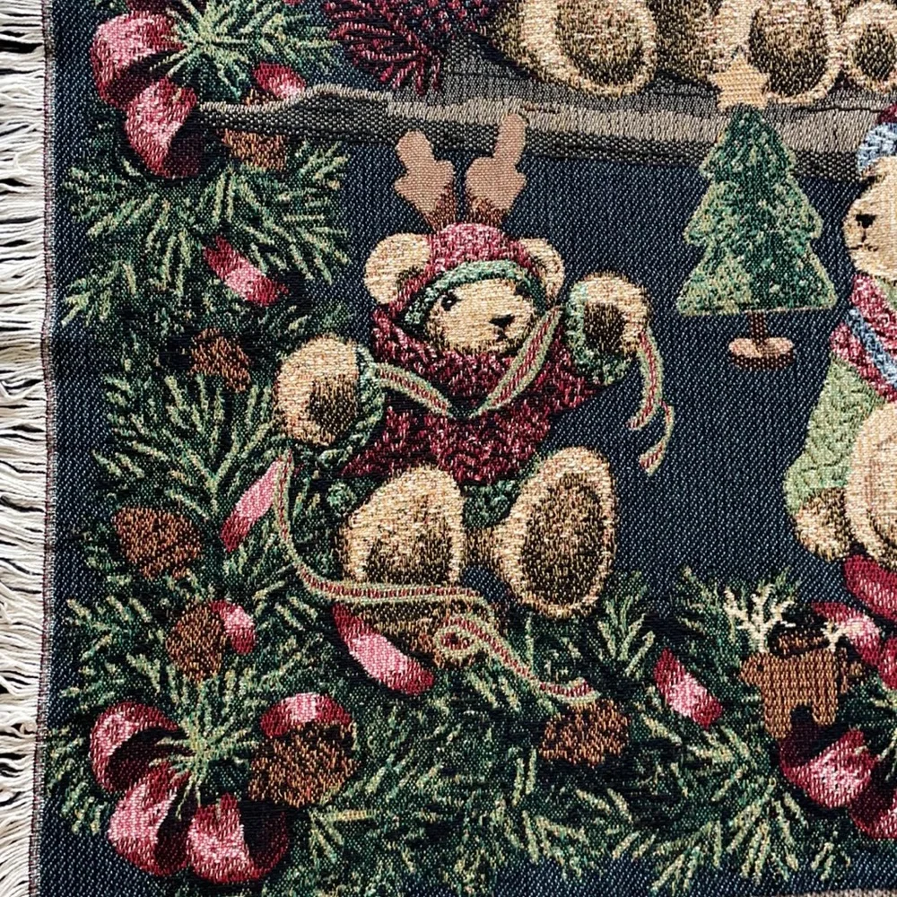 Cherished Teddies Holiday Blanket